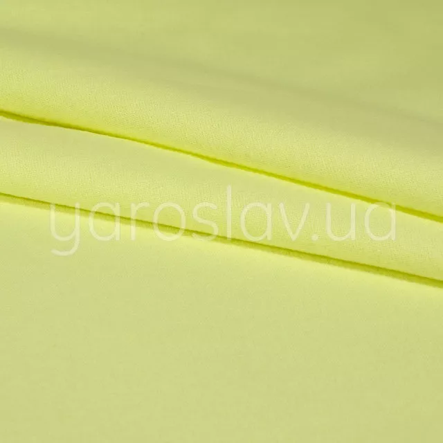 Ткань фланель гладкокрашеная жёлтая 100 см